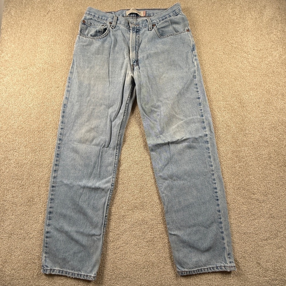 Levi's 550 Relaxed Fit 32x30 (tag 33x32) Light Wash Denim Jeans Mens